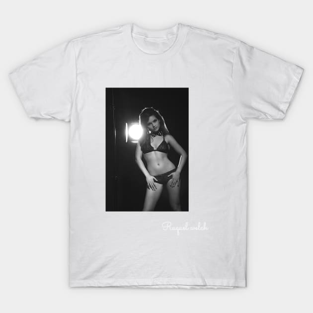 beautiful cute lovely hot raquel welch image tribute design T-Shirt by phantom